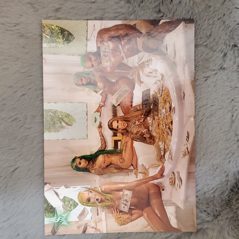 Jeffree Star blood money postcard